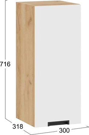 Шкаф навесной для кухни ТриЯ Гренада с одной дверью 1В3