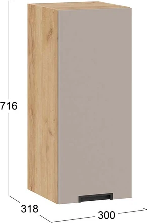 Шкаф навесной для кухни ТриЯ Гренада с одной дверью 1В3