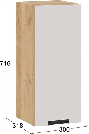 Шкаф навесной для кухни ТриЯ Гренада с одной дверью 1В3