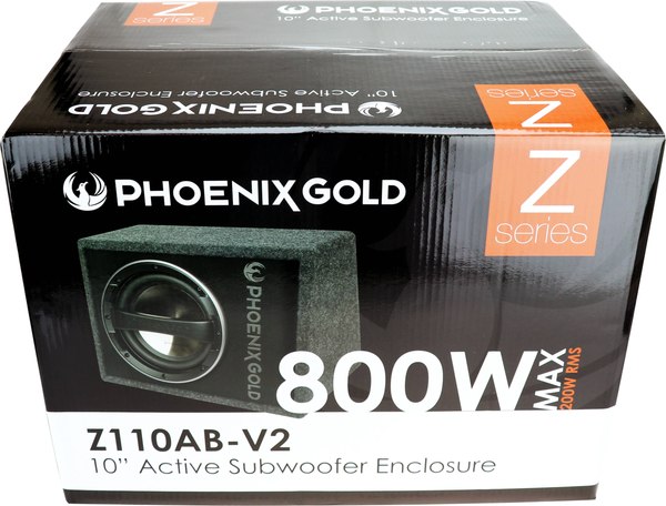 Корпусной активный сабвуфер Phoenix Gold Z110ABV2