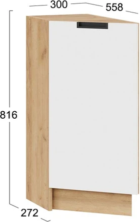 Шкаф-стол кухонный ТриЯ Гренада торцевой с одной дверью 1Н3Т