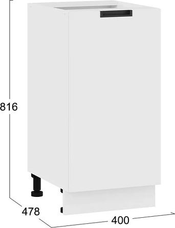 Шкаф-стол кухонный ТриЯ Гренада с одной дверью 1Н4