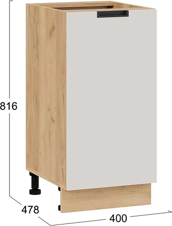 Шкаф-стол кухонный ТриЯ Гренада с одной дверью 1Н4