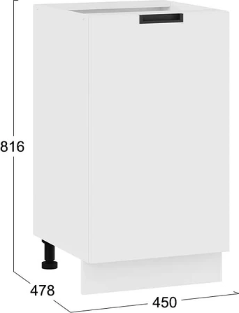 Шкаф-стол кухонный ТриЯ Гренада с одной дверью 1Н45