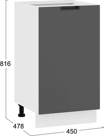 Шкаф-стол кухонный ТриЯ Гренада с одной дверью 1Н45