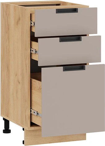 Шкаф-стол кухонный ТриЯ Гренада с тремя ящиками 1Н4Я3