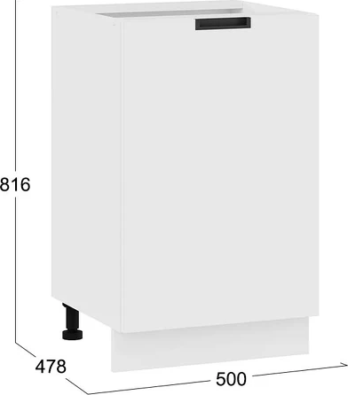 Шкаф-стол кухонный ТриЯ Гренада с одной дверью 1Н5