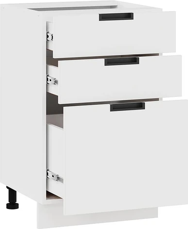 Шкаф-стол кухонный ТриЯ Гренада с тремя ящиками 1Н5Я3