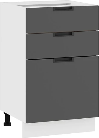 Шкаф-стол кухонный ТриЯ Гренада с тремя ящиками 1Н5Я3 - фото