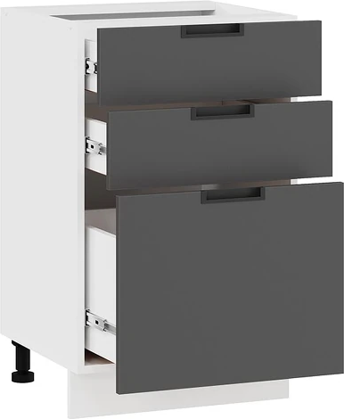 Шкаф-стол кухонный ТриЯ Гренада с тремя ящиками 1Н5Я3