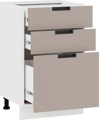 Шкаф-стол кухонный ТриЯ Гренада с тремя ящиками 1Н5Я3