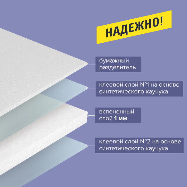 Скотч двухсторонний Brauberg На вспененной основе 25ммx8м / 600487