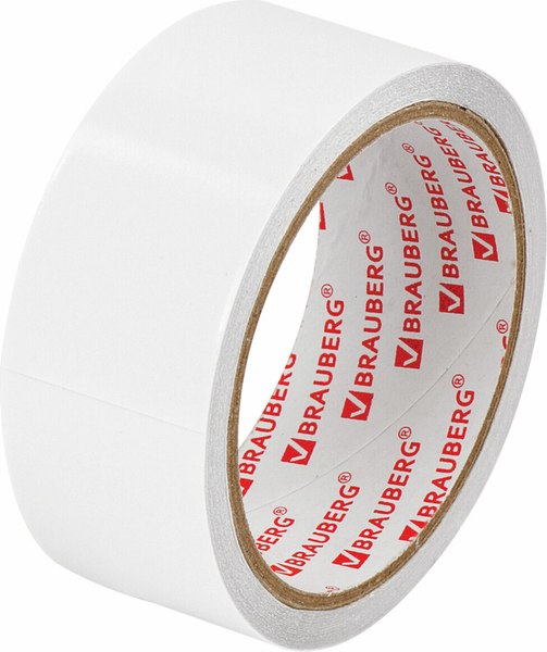 Скотч двухсторонний Brauberg Полипропиленовая основа 38ммx8м / 600483