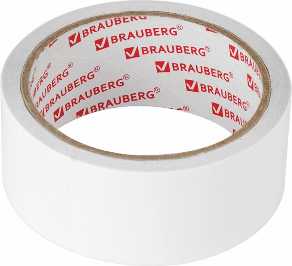 Скотч двухсторонний Brauberg Полипропиленовая основа 38ммx8м / 600483