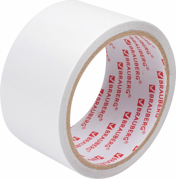 Скотч двухсторонний Brauberg Полипропиленовая основа 50ммx8м / 600481