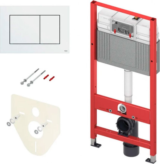 Унитаз подвесной с инсталляцией Saniteco KW-9005W + TECE Kit 9400413