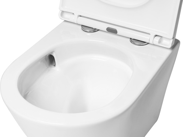 Унитаз подвесной с инсталляцией Saniteco KW-9005W + Berges АТОМ 410 040333