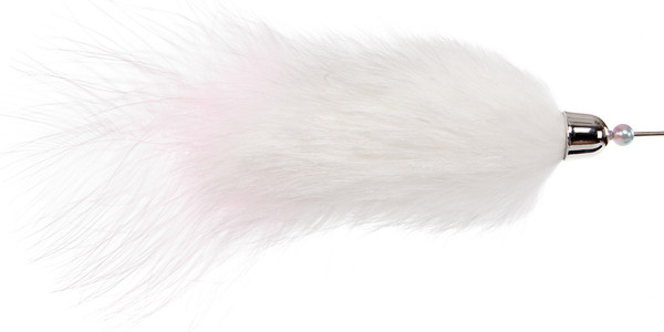 Игрушка для кошек ZooZooZoo Удочка-дразнилка Кроличий хвост / TM-01-A