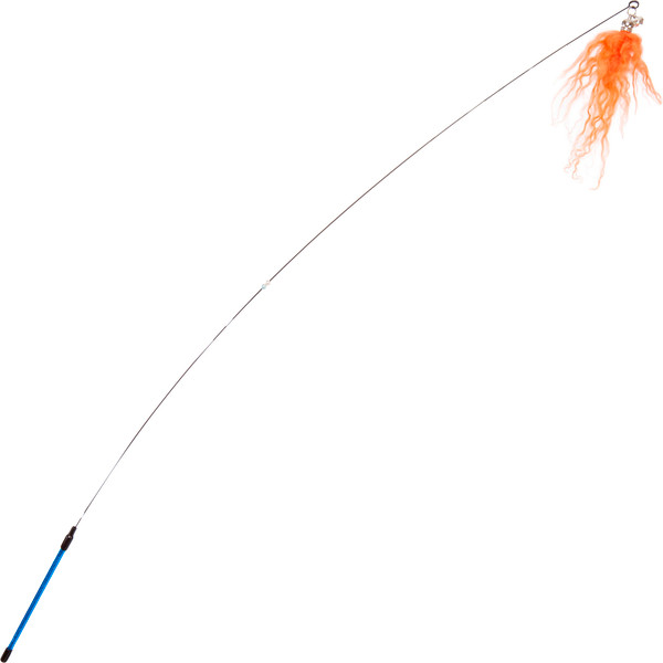 Игрушка для кошек ZooZooZoo Удочка-дразнилка Кудряшка / YM-11-A - фото