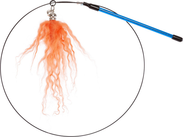 Игрушка для кошек ZooZooZoo Удочка-дразнилка Кудряшка / YM-11-A