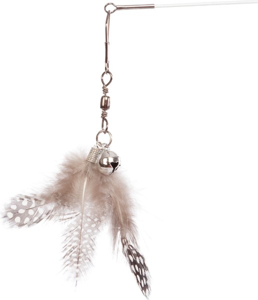 Игрушка для кошек ZooZooZoo Удочка-дразнилка Перышки / YM-31