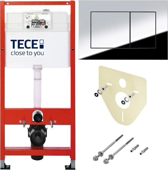 Унитаз подвесной с инсталляцией Saniteco KW-9009W + TECE Kit 9400412