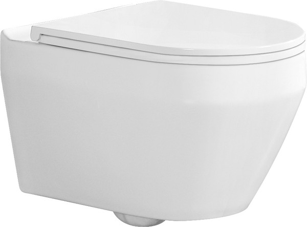 Унитаз подвесной с инсталляцией Saniteco KW-9009W + Berges АТОМ 410 040333