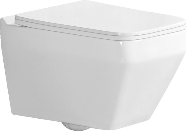 Унитаз подвесной с инсталляцией Saniteco KW-9010W + Berges АТОМ 410 040333