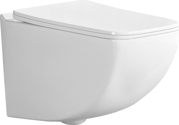 Унитаз подвесной с инсталляцией Saniteco KW-99048 + Berges АТОМ 410 040333