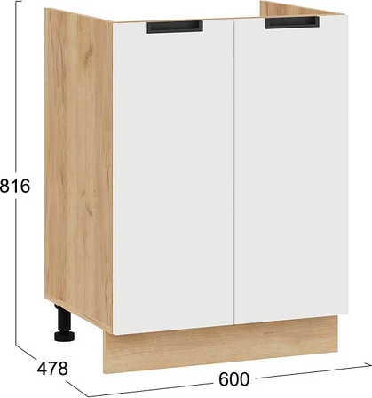 Шкаф под мойку ТриЯ Гренада с двумя дверями 1Н6М