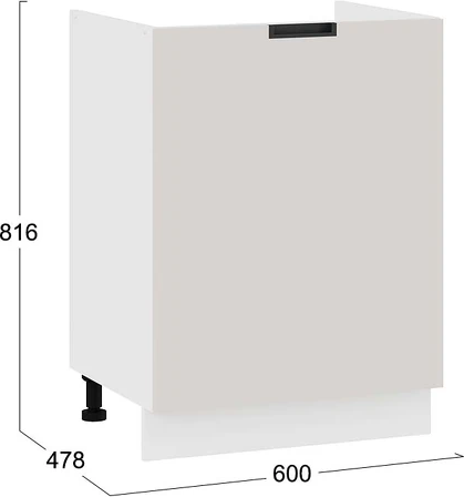 Шкаф под мойку ТриЯ Гренада с одной дверью 1Н6М