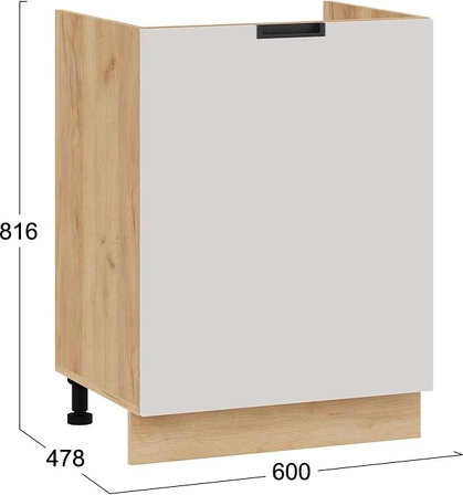 Шкаф под мойку ТриЯ Гренада с одной дверью 1Н6М