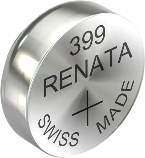 Батарейка Renata SR399/SR927SW BL-1 1.55V 10mAh 5.8x1.6mm - фото