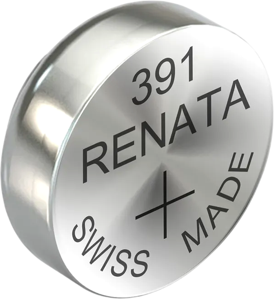 Батарейка Renata SR391/SR1120W BL-1 1.55V 10mAh 5.8x1.6mm - фото