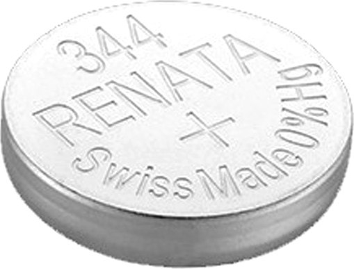 Батарейка Renata SR344/SR1136SW BL-1 1.55V 10mAh 5.8x1.6mm - фото