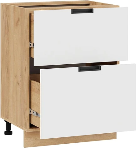 Шкаф-стол кухонный ТриЯ Гренада с двумя ящиками 1Н6Я2