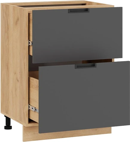 Шкаф-стол кухонный ТриЯ Гренада с двумя ящиками 1Н6Я2