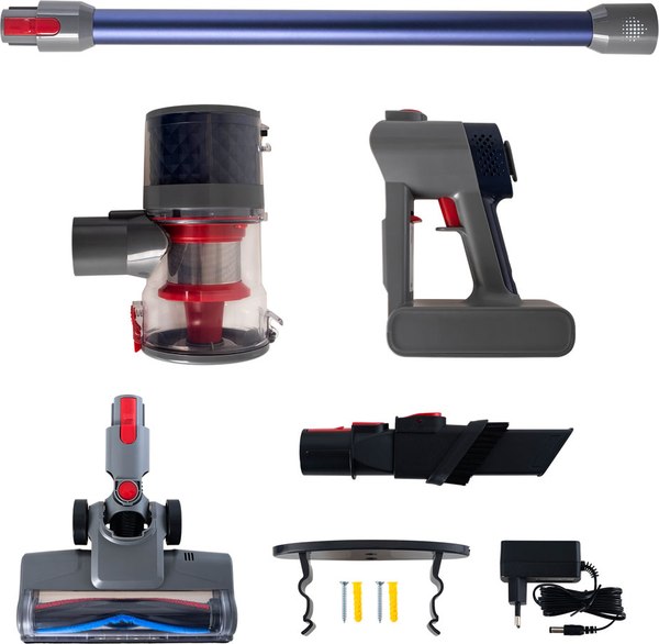 Вертикальный пылесос Endever SkyClean VC-304 (темно-синий/серый)