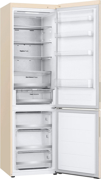 Холодильник с морозильником LG GC-B509AEPW