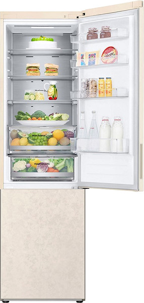 Холодильник с морозильником LG GC-B509AEPW