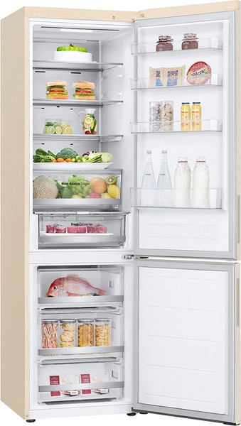 Холодильник с морозильником LG GC-B509AEPW