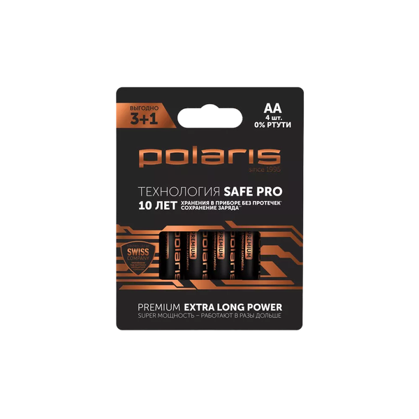 Комплект батареек Polaris Premium PB AA