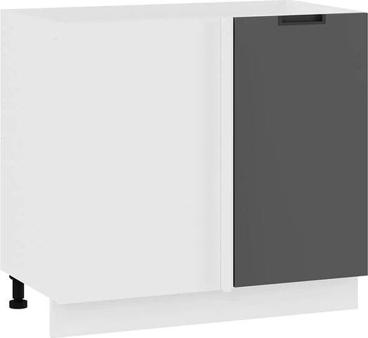 Шкаф навесной для кухни ТриЯ Гренада 1Н9У угловой с одной дверью - фото