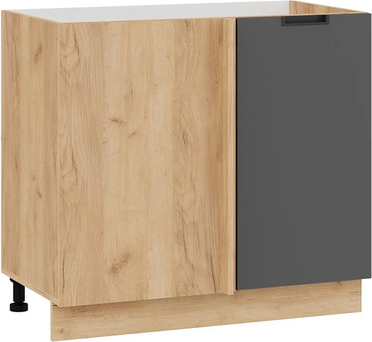 Шкаф навесной для кухни ТриЯ Гренада 1Н9У угловой с одной дверью - фото