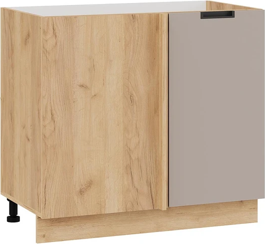 Шкаф навесной для кухни ТриЯ Гренада 1Н9У угловой с одной дверью - фото