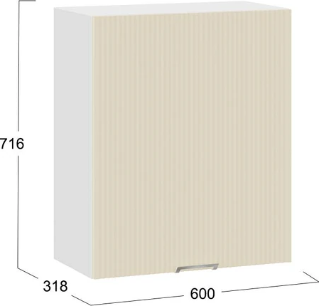 Шкаф навесной для кухни ТриЯ Кимберли 1В6 с одной дверью
