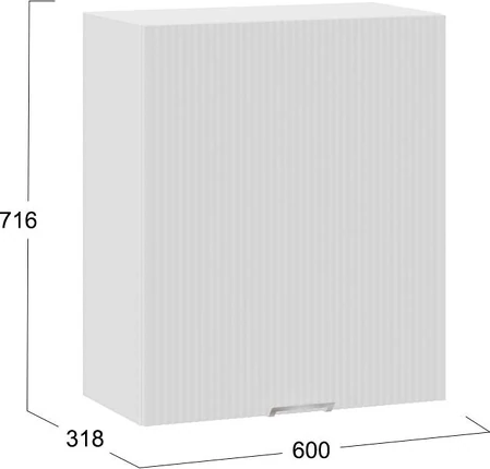 Шкаф навесной для кухни ТриЯ Кимберли 1В6 с одной дверью