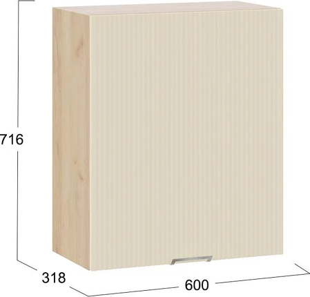 Шкаф навесной для кухни ТриЯ Кимберли 1В6 с одной дверью