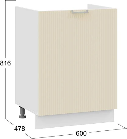 Шкаф под мойку ТриЯ Кимберли 1Н6М с одной дверью