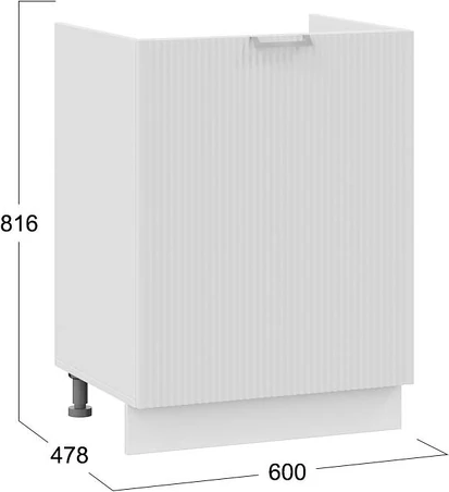 Шкаф под мойку ТриЯ Кимберли 1Н6М с одной дверью